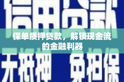灵石保单质押贷款，解锁现金流的金融利器