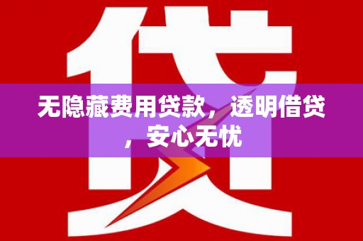 灵石无隐藏费用贷款，透明借贷，安心无忧