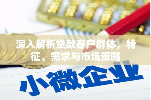 灵石深入解析贷款客户群体，特征、需求与市场策略