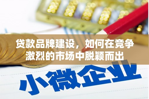 灵石贷款品牌建设，如何在竞争激烈的市场中脱颖而出