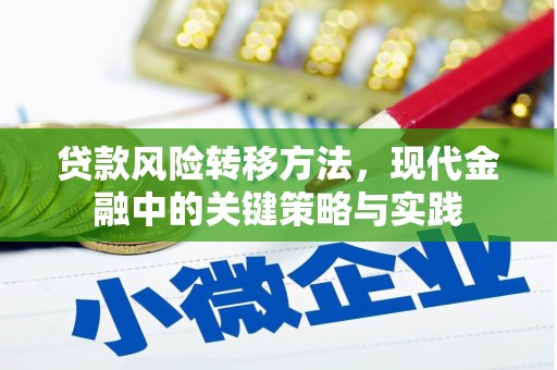 灵石贷款风险转移方法，现代金融中的关键策略与实践