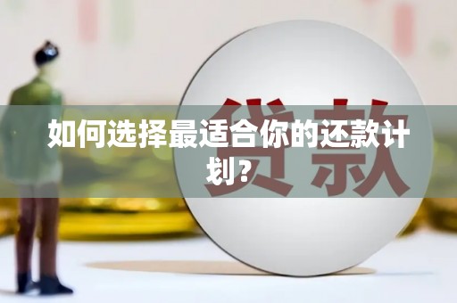 灵石如何选择最适合你的还款计划？
