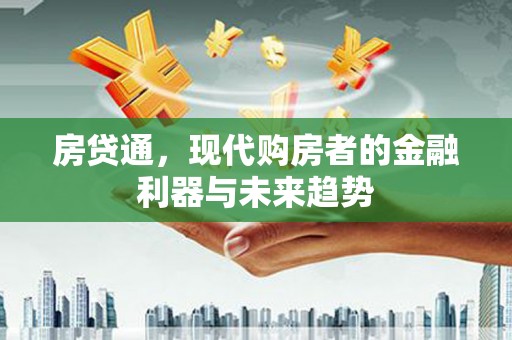 灵石房贷通，现代购房者的金融利器与未来趋势