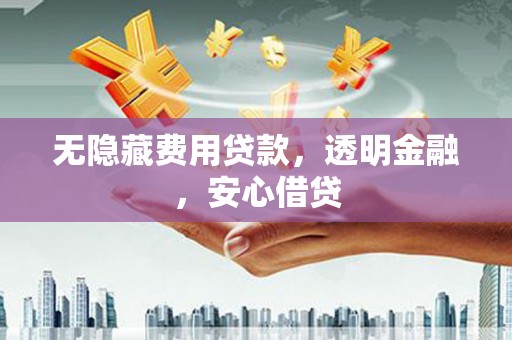 灵石无隐藏费用贷款，透明金融，安心借贷