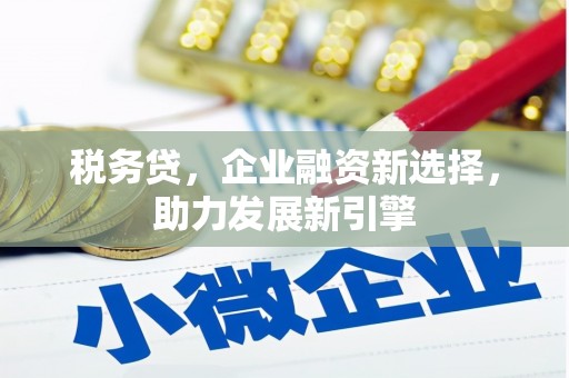 灵石税务贷，企业融资新选择，助力发展新引擎