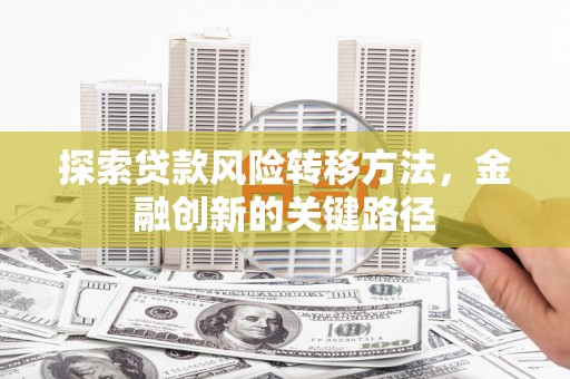 灵石探索贷款风险转移方法，金融创新的关键路径
