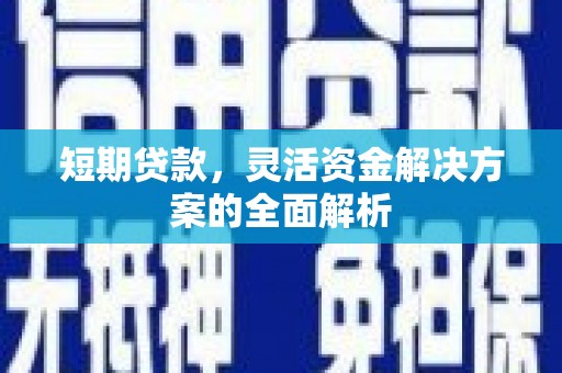 灵石短期贷款，灵活资金解决方案的全面解析
