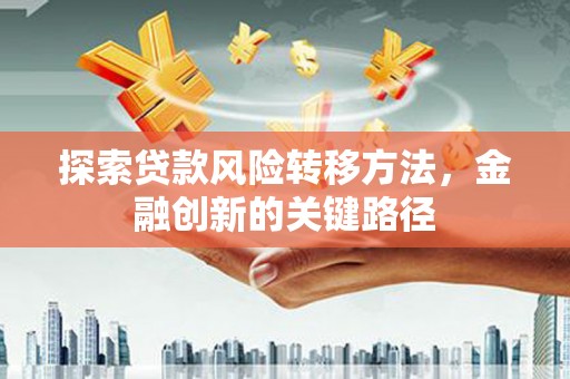 灵石探索贷款风险转移方法，金融创新的关键路径