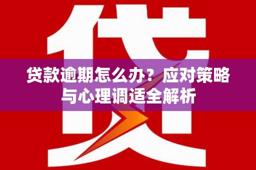 灵石贷款逾期怎么办？应对策略与心理调适全解析