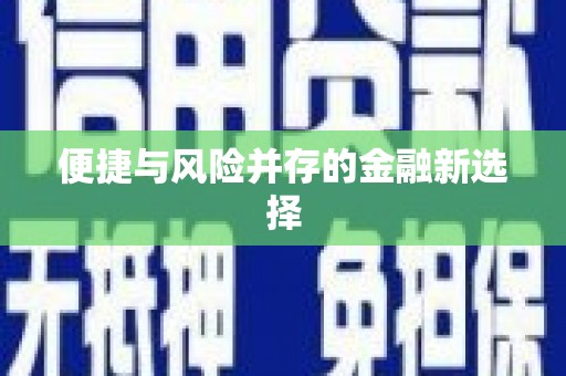 灵石便捷与风险并存的金融新选择